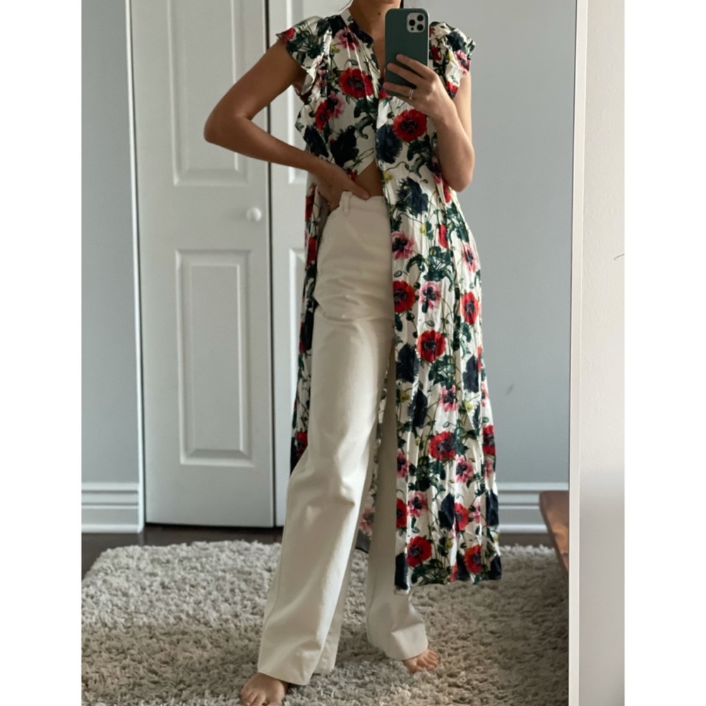 Maxi Flower Dress with Pockets